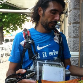 Conte zu Fuss auf der Via Claudia 